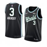 Camiseta 2019 Rising Star Og Anunoby #3 USA Negro