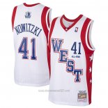 Camiseta All Star 2004 Dirk Nowitzki #41 Blanco