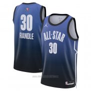 Camiseta All Star 2023 New York Knicks Julius Randle #30 Azul