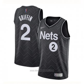 Camiseta Brooklyn Nets Blake Griffin #2 Earned 2020-21 Negro