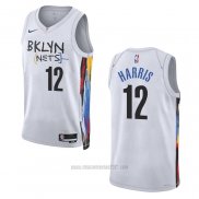 Camiseta Brooklyn Nets Joe Harris #12 Ciudad 2022-23 Blanco