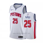 Camiseta Detroit Pistons Derrick Rose #25 Association 2018-19 Blanco