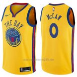 Camiseta Golden State Warriors Patrick McCaw #0 Chinese Heritage Ciudad 2017-18 Amarillo