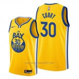 Camiseta Golden State Warriors Stephen Curry #30 Statement The Bay Oro