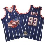 Camiseta Houston Rockets Bape #93 Retro Azul