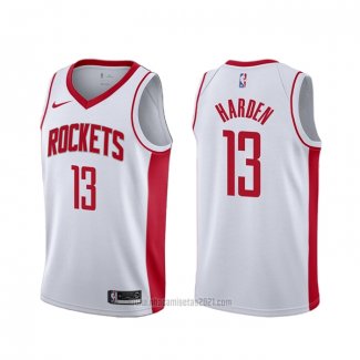 Camiseta Houston Rockets James Harden #13 Association Blanco