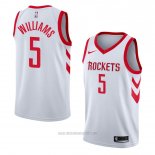 Camiseta Houston Rockets Troy Williams #5 Association 2018 Blanco