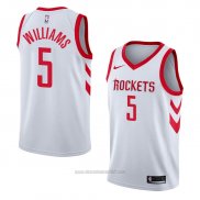 Camiseta Houston Rockets Troy Williams #5 Association 2018 Blanco
