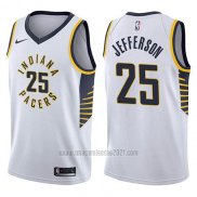 Camiseta Indiana Pacers Al Jefferson #25 Association 2017-18 Blanco