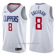 Camiseta Los Angeles Clippers Danilo Gallinari #8 Association 2017-18 Blanco