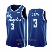Camiseta Los Angeles Lakers Anthony Davis #3 Classic 2019-20 Azul