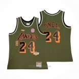 Camiseta Los Angeles Lakers Kobe Bryant #24 Mitchell & Ness Verde