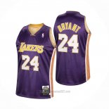 Camiseta Los Angeles Lakers Kobe Bryant #24 Segunda Mitchell & Ness Violeta