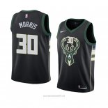 Camiseta Milwaukee Bucks Jaylen Morris #30 Statement 2018 Negro