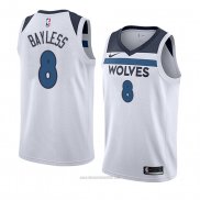 Camiseta Minnesota Timberwolves Jerryd Bayless #8 Association 2018 Blanco