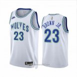 Camiseta Minnesota Timberwolves Troy Brown JR. #23 Classic 2023-24 Blanco