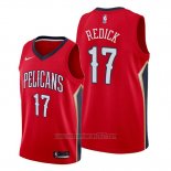 Camiseta New Orleans Pelicans J.j. Redick #17 Statement Rojo