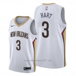 Camiseta New Orleans Pelicans Josh Hart #3 Association Blanco