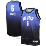 Camiseta Nino All Star 2023 Boston Celtics LeBron James #6 Azul