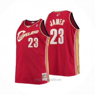 Camiseta Nino Cleveland Cavaliers LeBron James #23 Mitchell & Ness 2003-04 Rojo