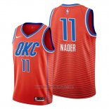 Camiseta Oklahoma City Thunder Abdel Nader #11 Statement Naranja