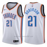 Camiseta Oklahoma City Thunder Andre Roberson #21 Swingman Association 2017-18 Blanco