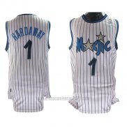 Camiseta Orlando Magic Anfernee Hardaway #1 Retro Blanco