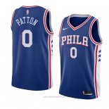 Camiseta Philadelphia 76ers Justin Patton #0 Icon 2018 Azul