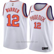 Camiseta Phoenix Suns Tj Warren #12 Hardwood Classic 2018 Blanco