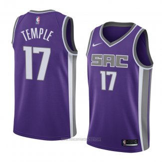 Camiseta Sacramento Kings Garrett Temple #17 Icon 2018 Violeta