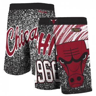 Pantalone Chicago Bulls Mitchell & Ness 1966 Negro