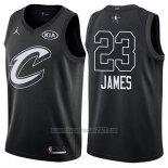 Camiseta All Star 2018 Cleveland Cavaliers Lebron James #23 Negro