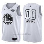 Camiseta All Star 2018 Golden State Warriors Nike Personalizada Blanco