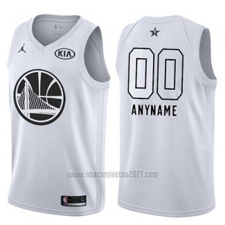 Camiseta All Star 2018 Golden State Warriors Nike Personalizada Blanco