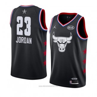 Camiseta All Star 2019 Chicago Bulls Michael Jordan #23 Negro
