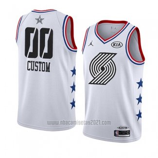 Camiseta All Star 2019 Portland Trail Blazers Personalizada Blanco