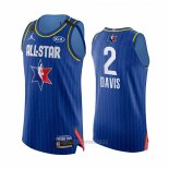 Camiseta All Star 2020 Los Angeles Lakers Anthony Davis #2 Autentico Azul