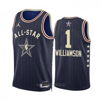 Camiseta All Star 2024 New Orleans Pelicans Zion Williamson #1 Azul