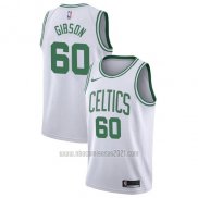 Camiseta Boston Celtics Jonathan Gibson #60 Association 2017-18 Blanco