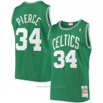 Camiseta Boston Celtics Paul Pierce #34 Hardwood Classics Throwback Verde
