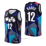 Camiseta Brooklyn Nets Joe Harris #12 Ciudad 2023-24 Negro