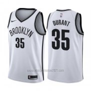 Camiseta Brooklyn Nets Kevin Durant #35 Association 2019-20 Blanco