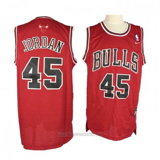 Camiseta Chicago Bulls Michael Jordan #45 Retro Rojo3