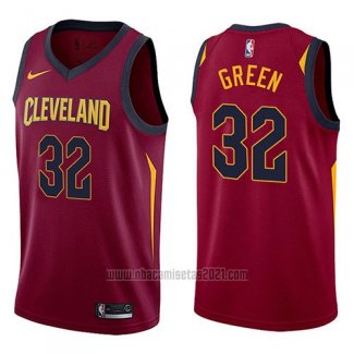 Camiseta Cleveland Cavaliers Jeff Green #32 Swingman Icon 2017-18 Rojo