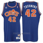 Camiseta Cleveland Cavaliers Nate Thurmond #42 Retro 2008 Azul