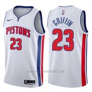 Camiseta Detroit Pistons Blake Griffin #23 Association 2017-18 Blanco