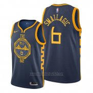 Camiseta Golden State Warriors Alen Smailagic #6 Ciudad Azul