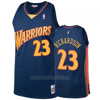 Camiseta Golden State Warriors Jason Richardson #23 2009-10 Hardwood Classics Azul