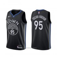 Camiseta Golden State Warriors Juan Toscano-Anderson #95 Ciudad Negro