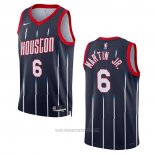 Camiseta Houston Rockets Kenyon Martin JR. #6 Ciudad 2022-23 Negro